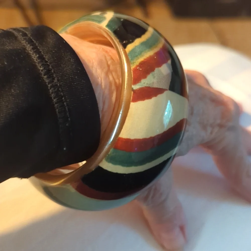 Chunky Bangle bracelet - Picture 4 of 4